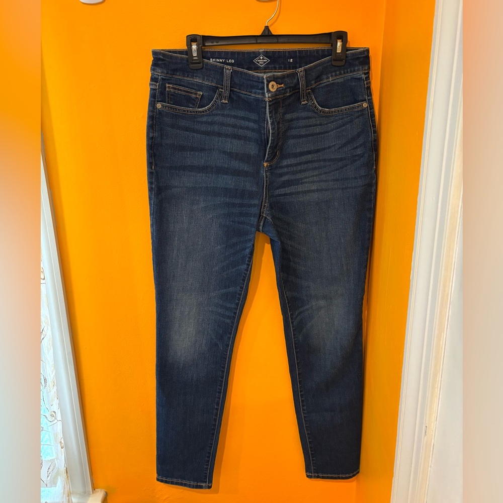 St. John's Bay Dark Blue Skinny Jeans